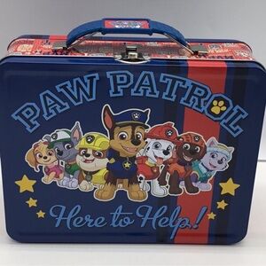 NWT Paw Patrol Blue and Red Lunch Box